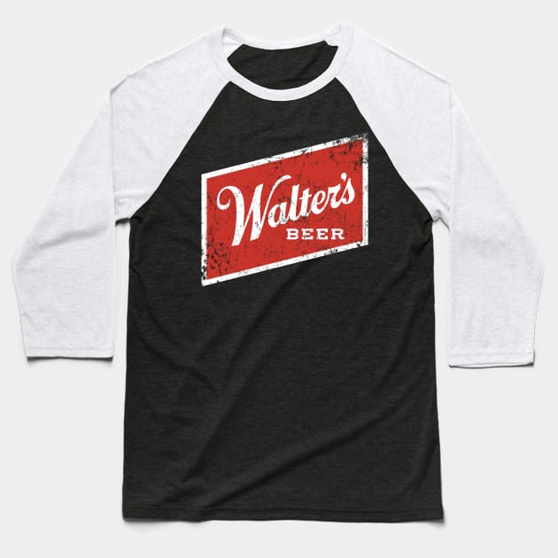 Walter's Beer Baseball T-Shirt by MindsparkCreative